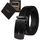 Usiful Ceinture en cuir pour hommes avec boucle au