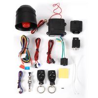 ALARME VEHICULE Kit complet Alarme de voiture Système de sécurité ALARME VEHICULE Kit complet Alarme de voiture Système de sécurité