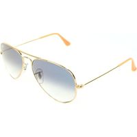 LUNETTES DE SOLEIL Aviator 3025 dorée-V. bleu dégradé Taille L (62mm) LUNETTES DE SOLEIL Aviator 3025 dorée-V. bleu dégradé Taille L (62mm)