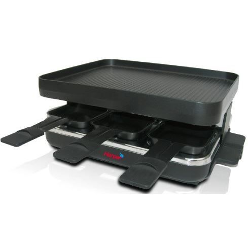 HARPER RG2 Appareil à raclette 6 personnes - Noir