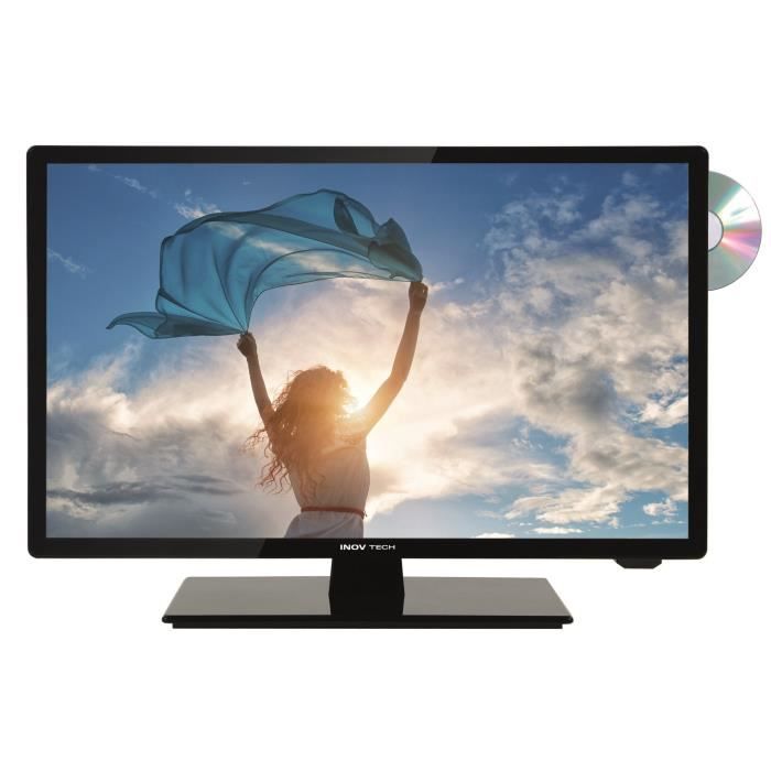 SEEVIEW Télévision LED HD + DVD DVB-T2 S2 - 24.5\