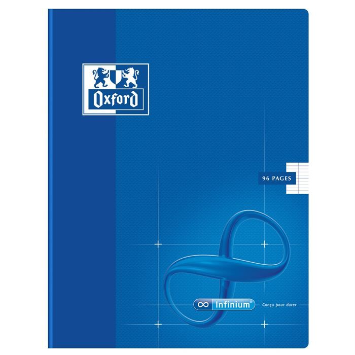 OXFORD Cahier piqué Infinium 96 pages Séyès