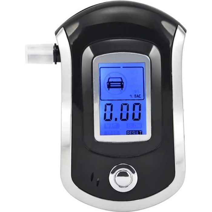 Éthylotest Alcootest Éthylomètre Testeur Analyseur Alcool Digital Écran ...