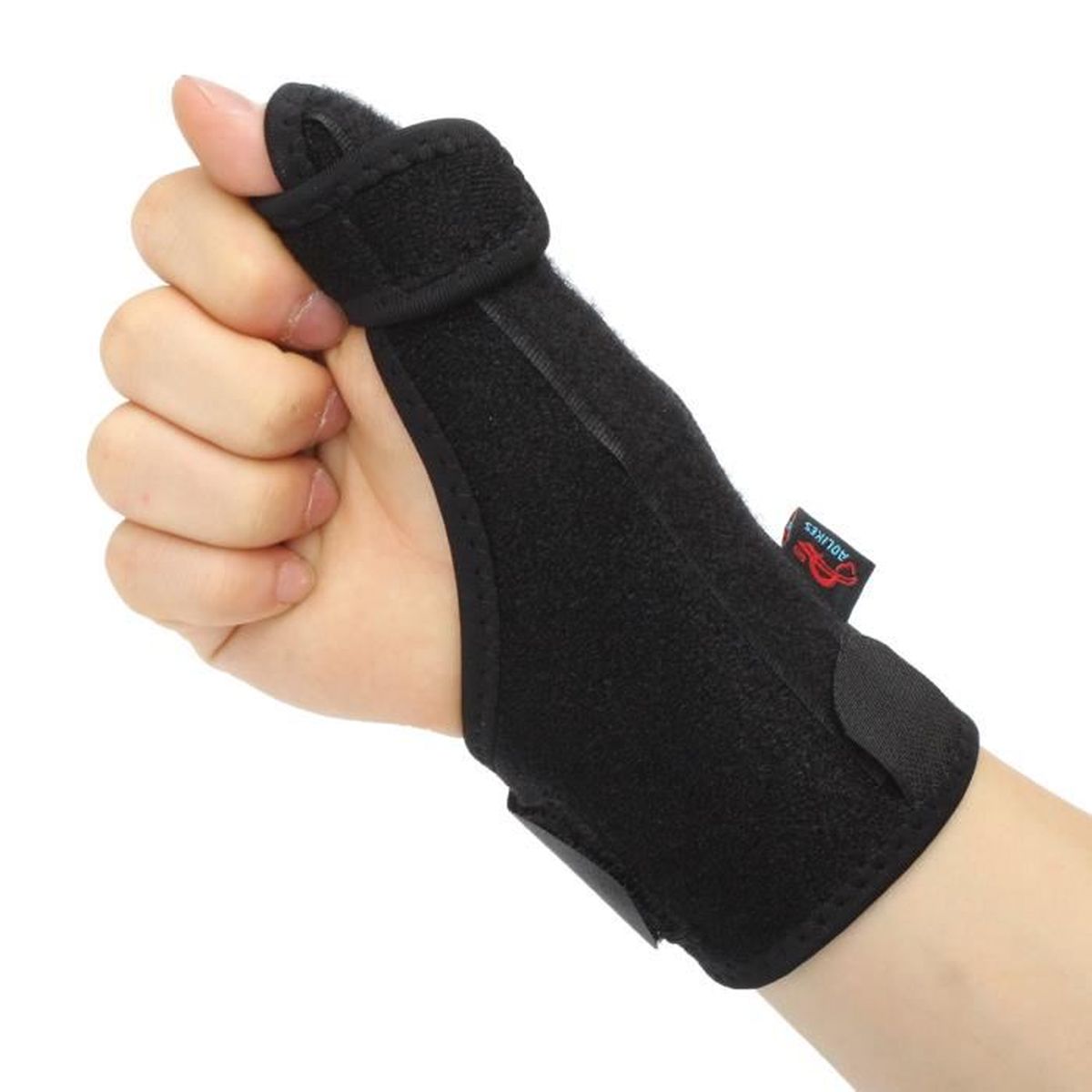 Paire De Supports De Pouce Ajustables Avec Attelle De Poignet - Or - Taille Large - Pour Réduction De La Douleur