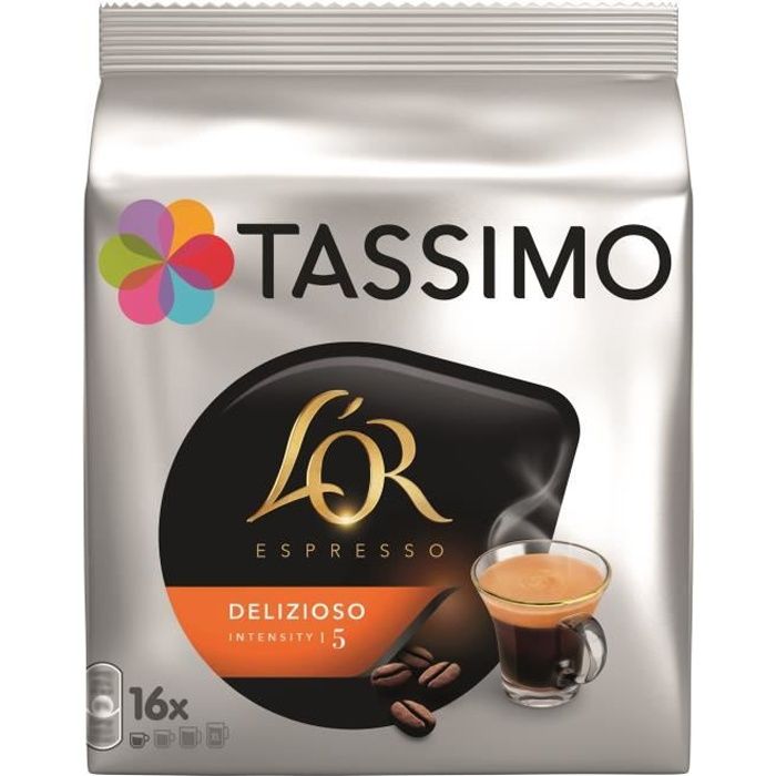TASSIMO L'OR Café Espresso Delizioso - 16 dosettes