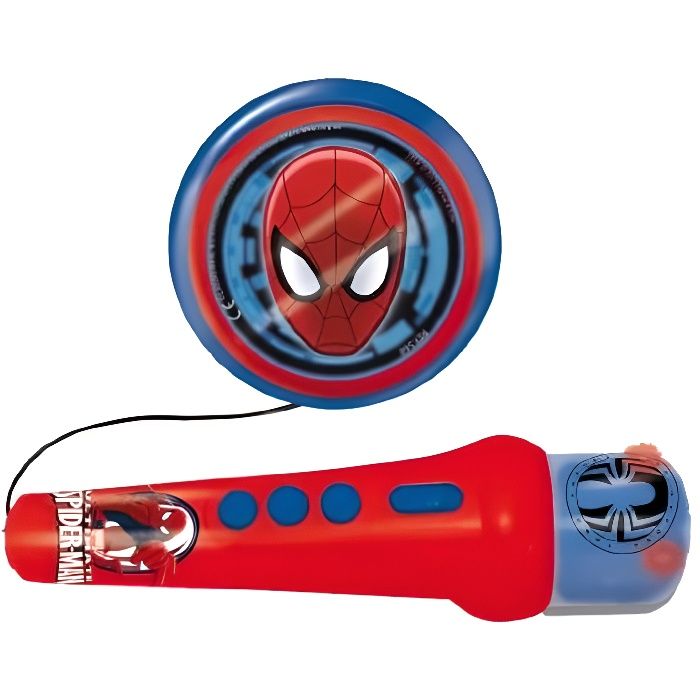 SPIDERMAN Microphone et haut parleur - A piles