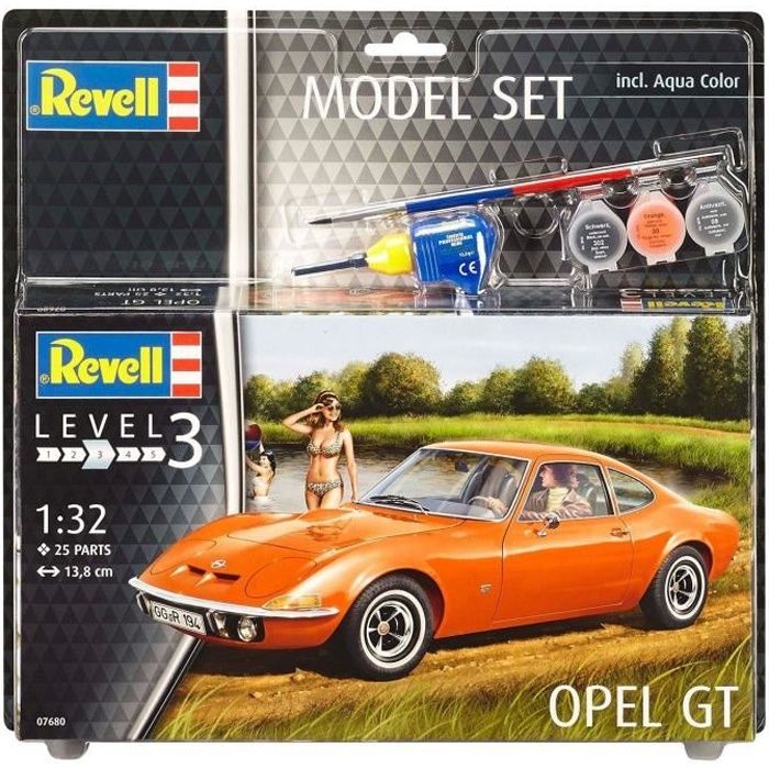 REVELL Model-Set Opel GT - Maquette
