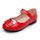 Chaussons Ballerines Enfant Fille Rouge