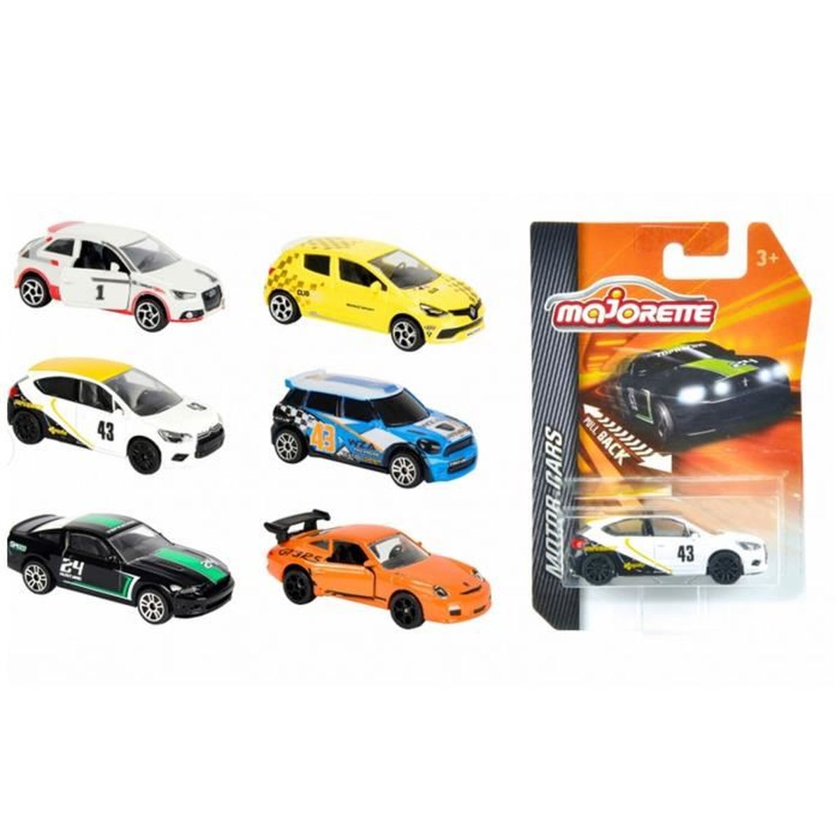 Rétrofrictionà À Majorette L'unitéAille Voiture Unique Racing iOkTXZPu