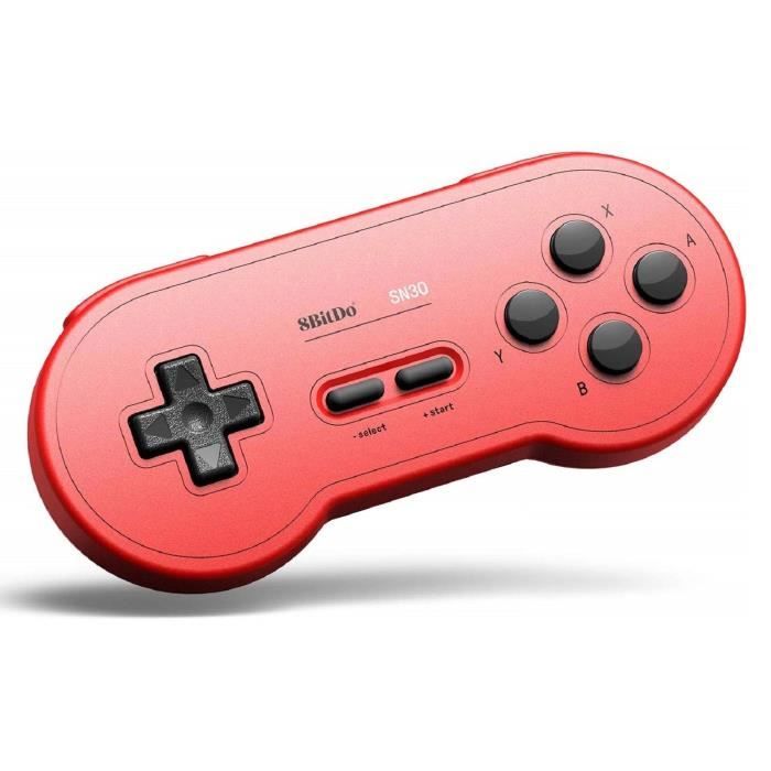 Manette Gamepad bluetooth rouge 8Bitdo SN30 GP pour Switch