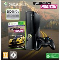 CONSOLE XBOX 360 PACK XBOX 360 250GO + FORZA HORIZON CONSOLE XBOX 360 PACK XBOX 360 250GO + FORZA HORIZON