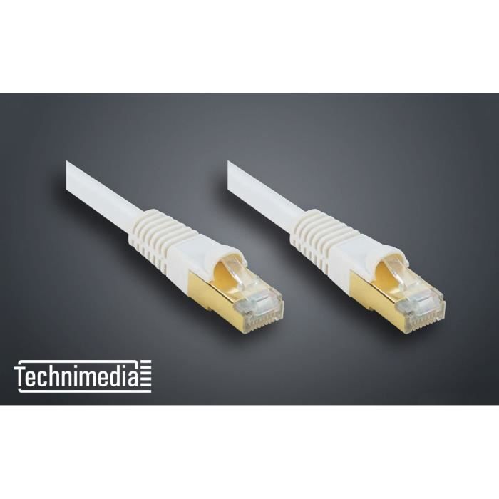 TECHNIMEDIA 9123TM68 Câble RJ45 Cat. 6 - U/FTP - 250MHz - 5 m