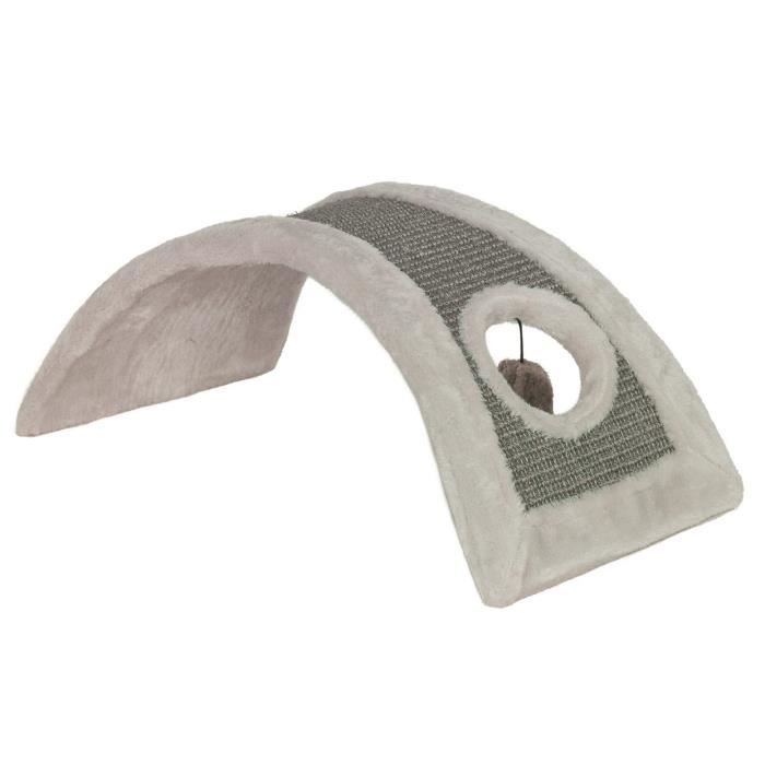 NOBBY Grattoir pont Eline - 50x25x20cm - Gris - Pour chat