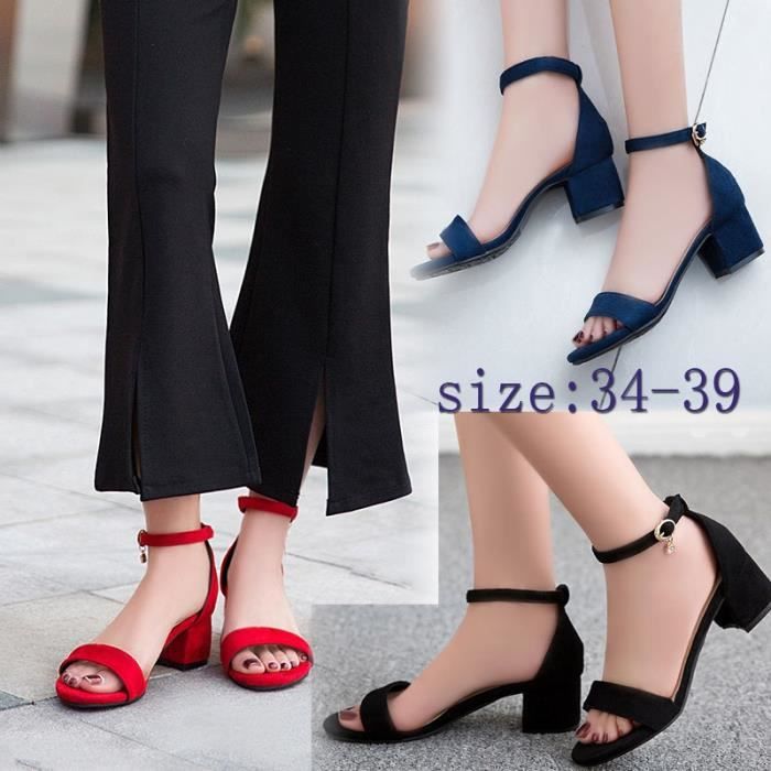 Femme Mode Chaussures Talons Sandales d\u0027été Slipsole