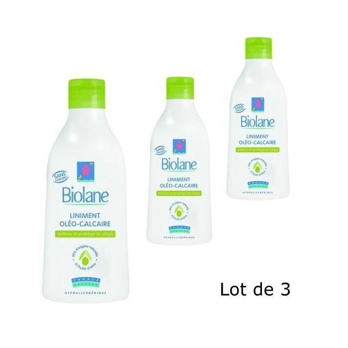 PACK BIOLANE Liniment oléo-calcaire 300 ml x3