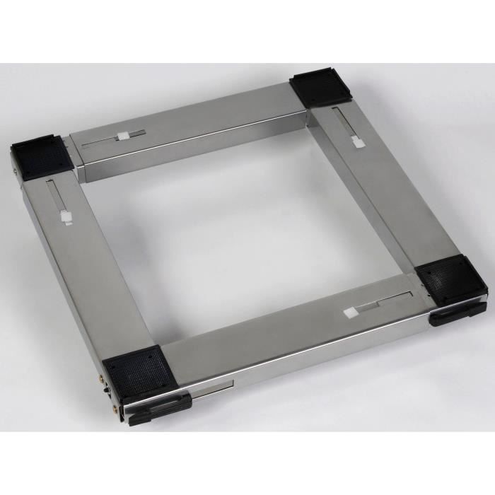 MELICONI 00683 Support metallique mobile universel pour appareil électroménager-Silver