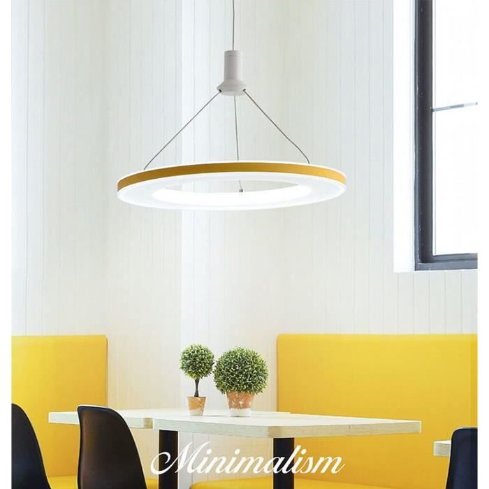 Lampe Luminaire Suspension Led Suspendu Lustre Anneau Modern Wnm0n8 34L5AjqR