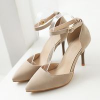 SANDALE - NU-PIEDS Femmes Mode Suede cheville Sandales Strap SANDALE - NU-PIEDS Femmes Mode Suede cheville Sandales Strap