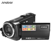 CAMÉSCOPE NUMÉRIQUE Andoer caméra mini et portable digitale Noir Ecran CAMÉSCOPE NUMÉRIQUE Andoer caméra mini et portable digitale Noir Ecran
