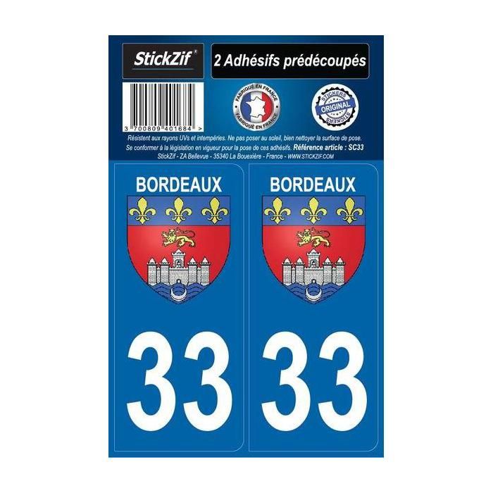 STICKZIF 2 Autocollants City 33 SC33