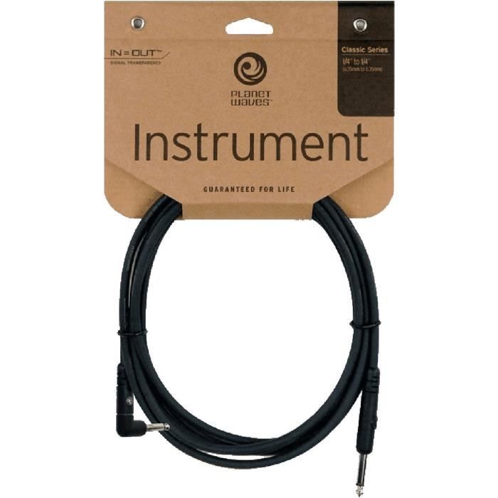 PLANETWA CGTRA-10 Câble Jack coude / Jack - 3 m
