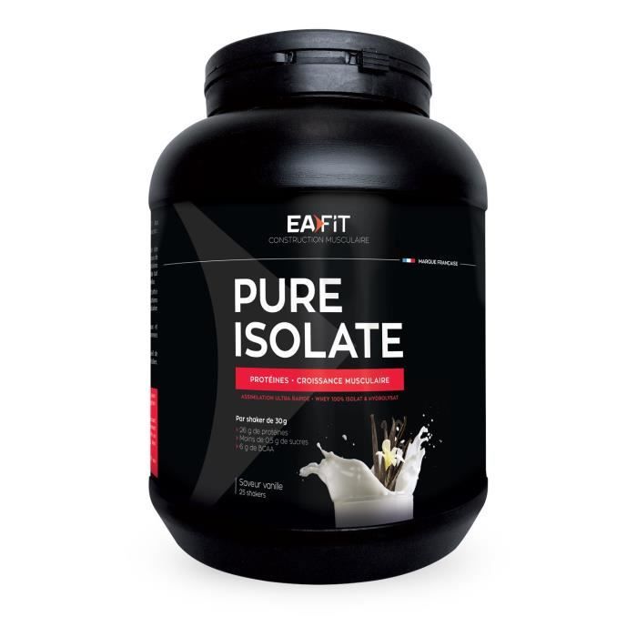 EAFIT Pure Isolate Vanille 750 g