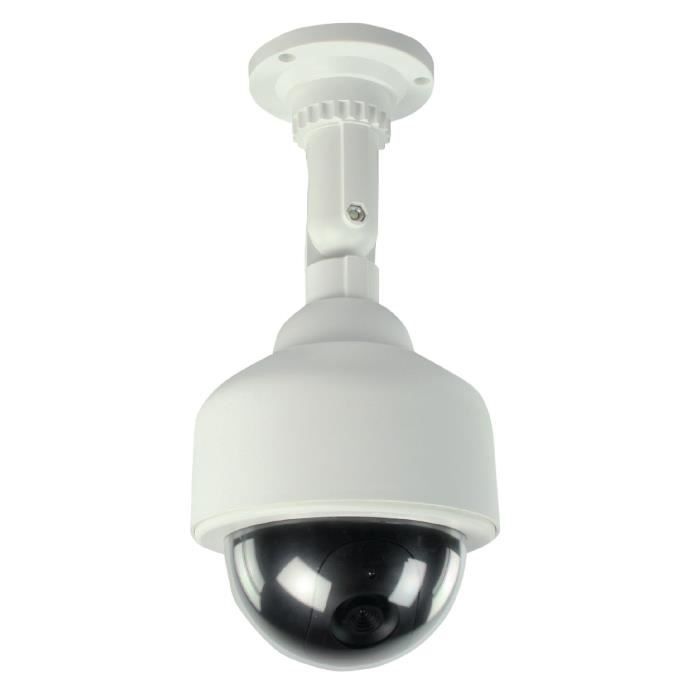 KONIG Camera de surveillance dome factice IP65 blanc