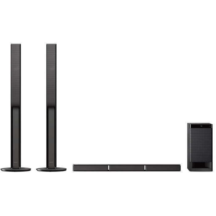 SONY HT-RT4 Barre de son 5.1 - 600W - Bluetooth/NFC - Caisson de basses et enceintes arrières filaires