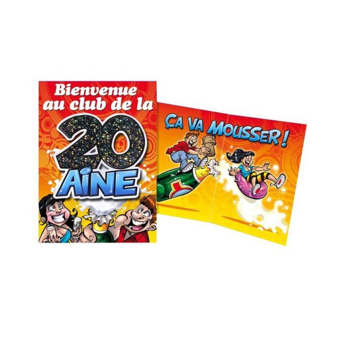 20 ans   Avec cette jolie carte danniversaire, le souvenir de ses 20