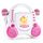 auna Rockpocket-A WH Lecteur karaoké pour enfants