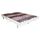 Sommier de relaxation 2x78 plots déco bois blanc d