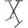 Tiger KYS77-BK Support pliant repliable pour Clavi