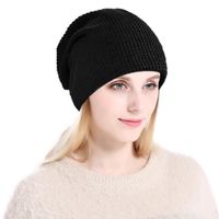 BONNET - CAGOULE Chapeau en unisexe en tricot chaud Bonnets tricoté BONNET - CAGOULE Chapeau en unisexe en tricot chaud Bonnets tricoté