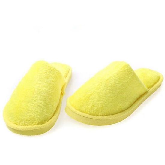 Taille Nouvelle Chaussons Femmes Hiver Coton 37 Marque Confortable Mode Couleurs Luxe De Plus Jaune Bonbons Chausson Grande xBCrdoeW