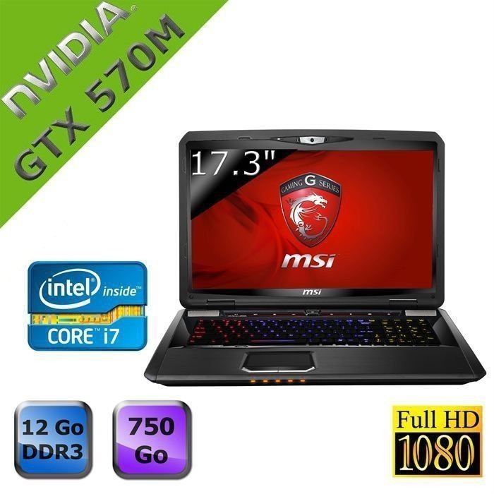 MSI GT780DX 685FR   Achat / Vente ORDINATEUR PORTABLE MSI GT780DX 