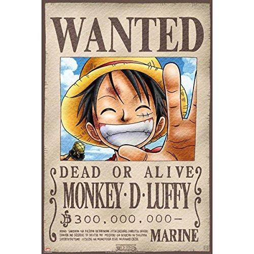 Personnaliser HD Poster- One Piece - Wanted Luffy-60x90cm - Achat ... Personnaliser HD Poster- One Piece - Wanted Luffy-60x90cm - Achat ...