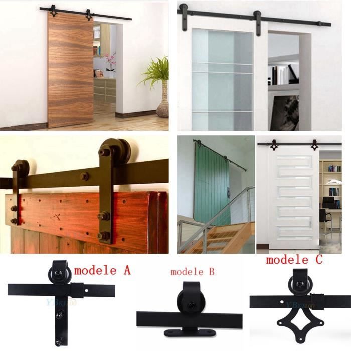 183m2m tringle rail porte coulissante suspendu roue de poulie de rail de porte suspendus - Rails Portes Coulissantes Suspendues 183m2m tringle rail porte coulissante suspendu roue de poulie de rail de porte suspendus - Rails Portes Coulissantes Suspendues