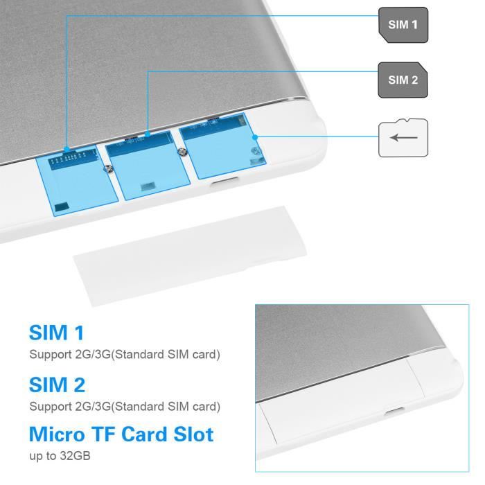 Excelvan 10.1” 1280*800 Android 6.0 Tablette1