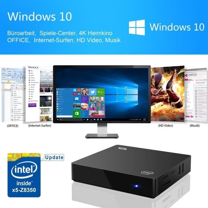  Z83 II Mini PC avec Windows 10/ Boîtier2