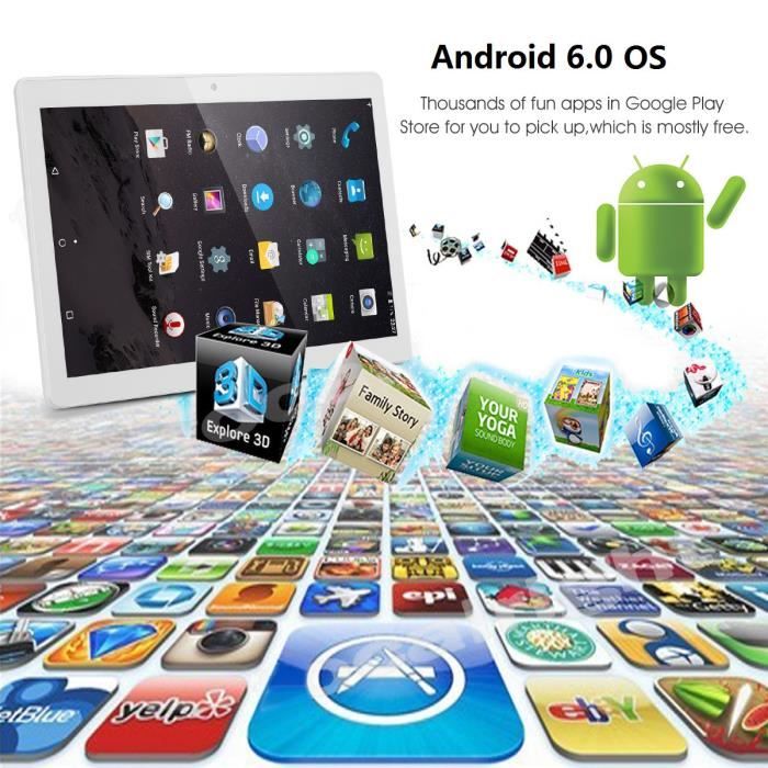 Excelvan 10.1” 1280*800 Android 6.0 Tablette2