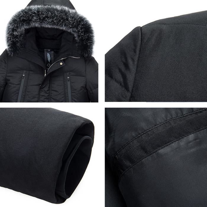 Col Homme Doudoune Vêtement Violacé Ddécontracté Noir Masculin Encapuchonné rouge longue Noirâtre gris Mi vert Svelte Mmontant qT1wEd1