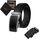 Usiful Ceinture en cuir avec 2 boucles automatique