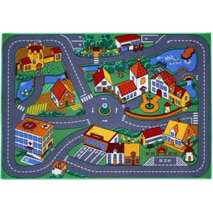 TAPIS Tapis Enfant Ville et routes 95x133cm