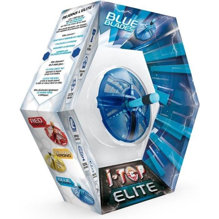 Goliath - ITOP Elite Trinity Blade bleu - Toupie compte-tours