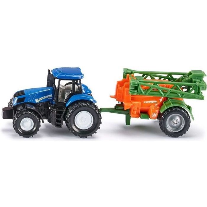 SIKU Tracteur New Holland Avec Épandeur 1/64ème - Véhicule Miniature