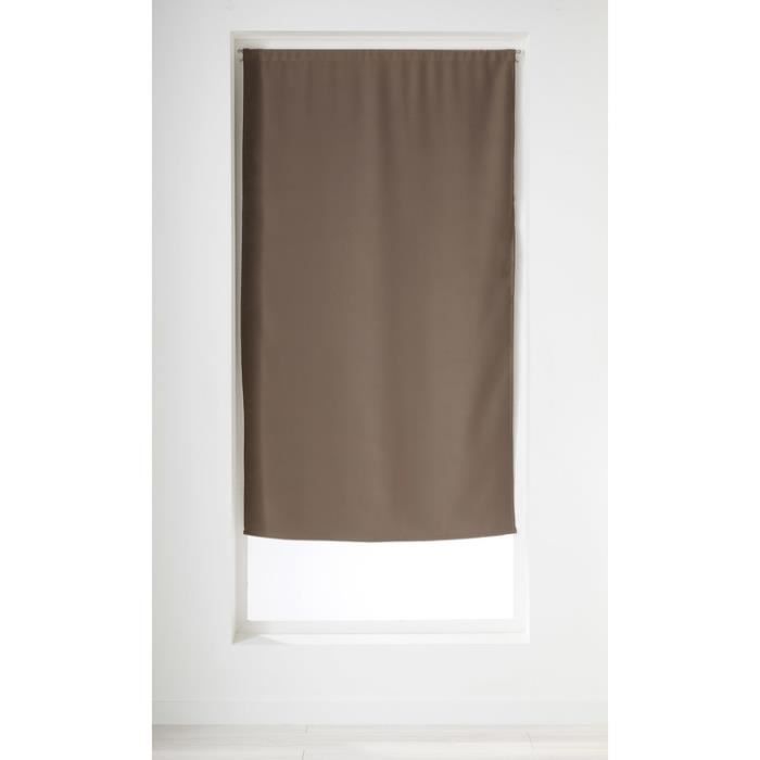 Rideau vitrage occultant polyester uni 90x160cm- lot de 2 ADONIS ... Rideau vitrage occultant polyester uni 90x160cm- lot de 2 ADONIS ...