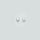 Boucle d'oreille Puce Or Blanc 3…