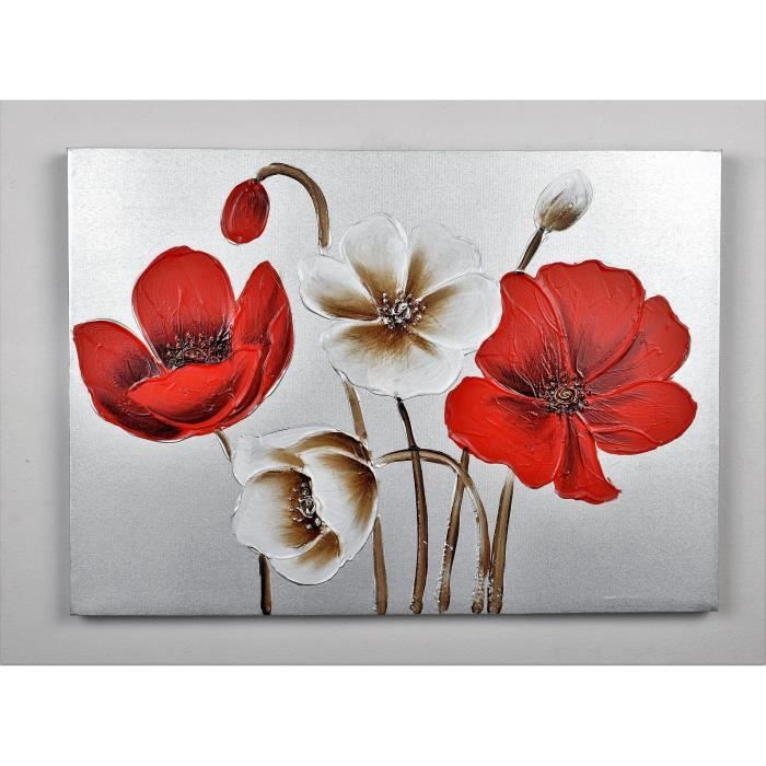 Tableau Toile Fleurs Achat Vente Tableau Toile Fleurs Pas Cher Cdiscount 