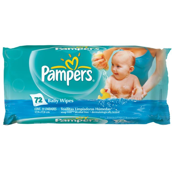 PAMPERS Lingettes Baby Fresh   Paquet de 72 lingettes   Dès la