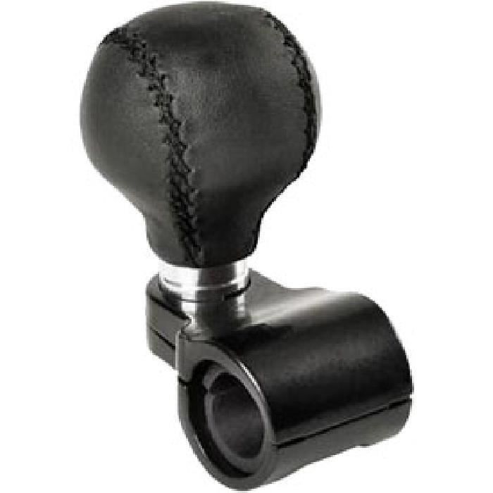 Fixe volant Imitation cuir - Noir